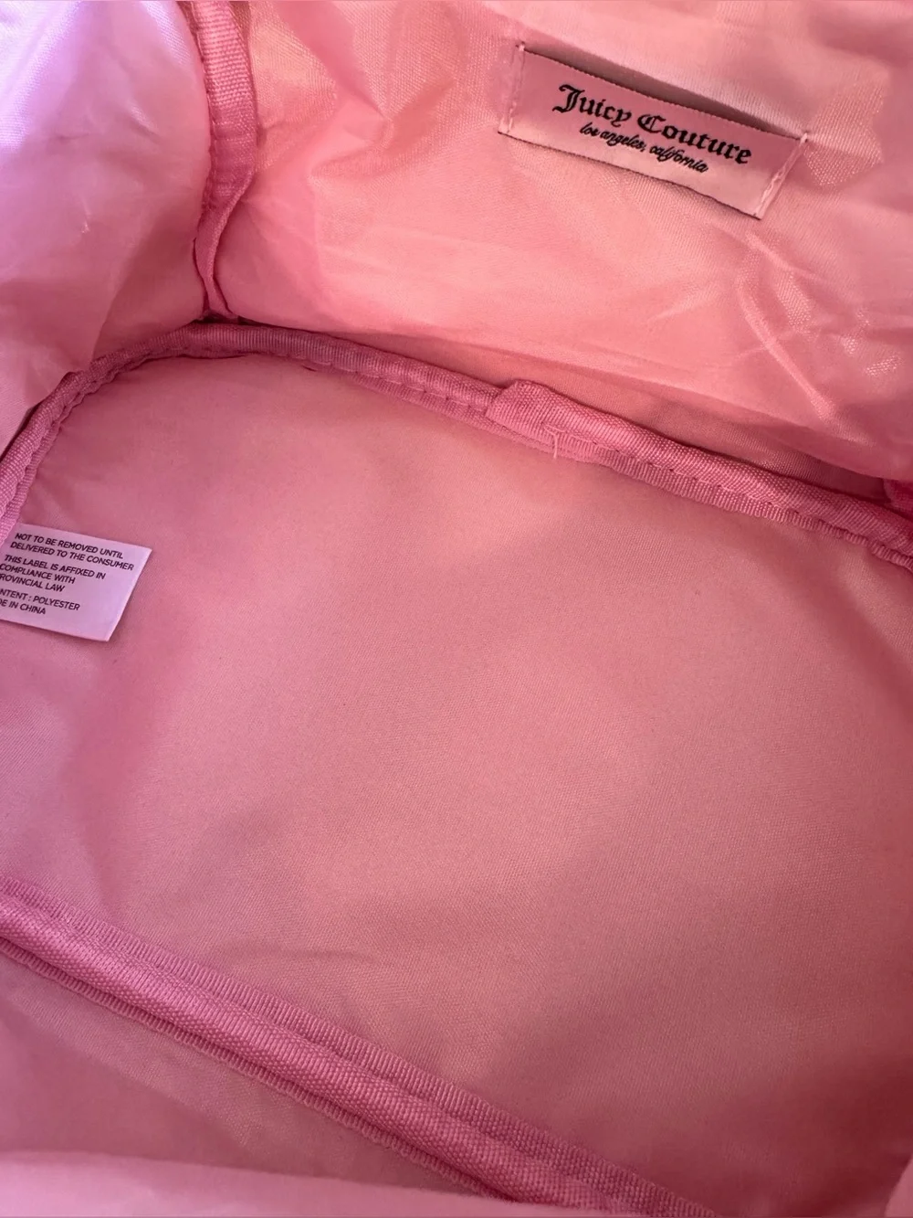 Authentic Juicy Couture Pink Velour Heart 2pc Train Case & Pouch Set NWOT